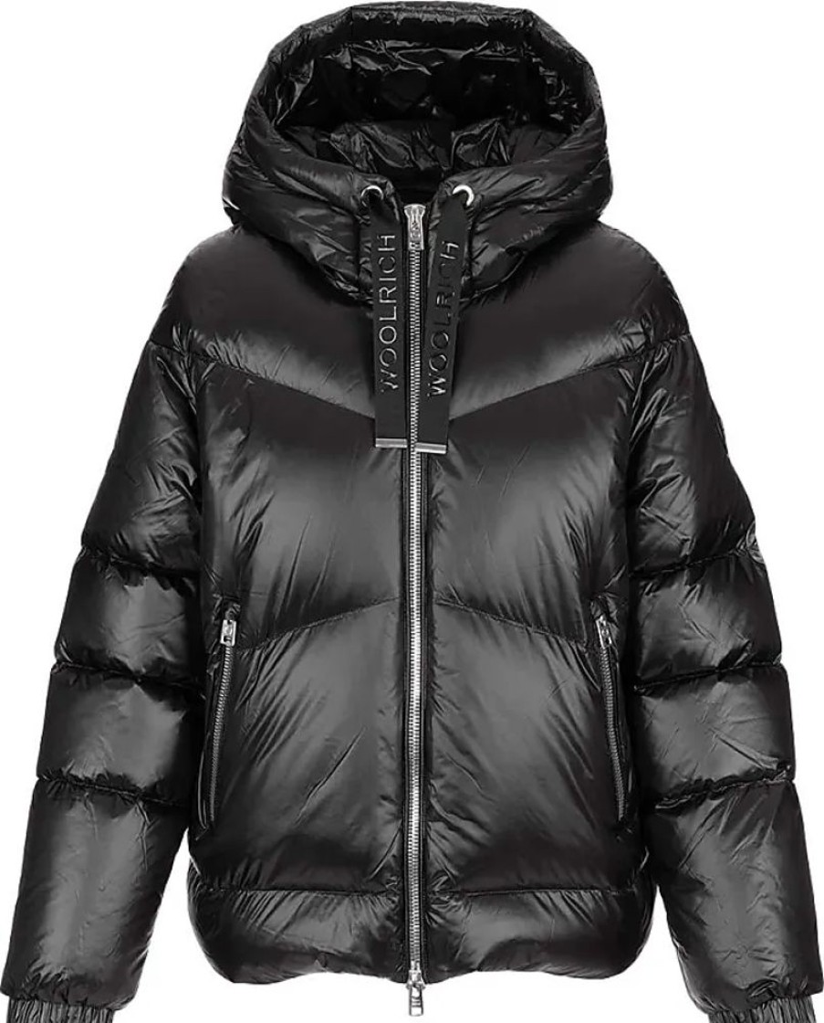 Frauen Woolrich Jacken | Aliquippa Puffer Jacket - Grose: Xl, Color: Black