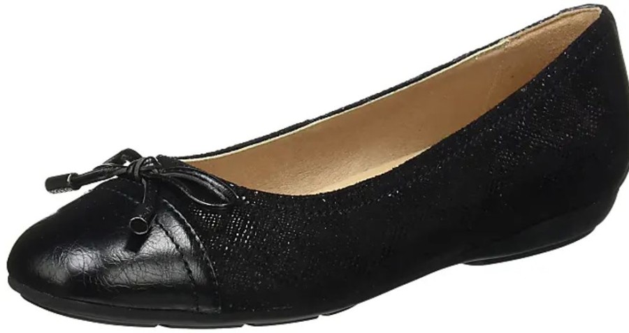 Frauen Geox Ballerinas | Damen D Annytah D Ballerinas, Schwarz, 39 Eu