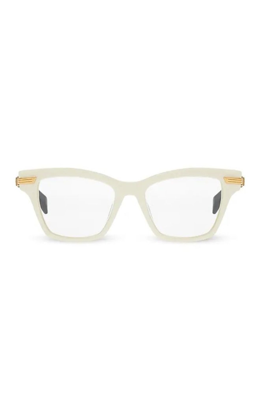 Frauen Balmain Brillen | Optical Glasses With Logo, Womens, Cream