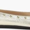 Frauen Tod's Ballerinas | Ballerinas Aus Metallic-Leder Mit Nieten - Metallic - Eu 35