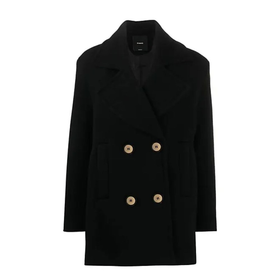 Frauen Pinko Mantel | Double-Breasted Coats Pinko