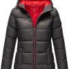 Frauen Marikoo Jacken | Outdoorjacke Marikoo Leandraa Gr. 36, Grau (Anthrazit) Damen Jacken Outdoorjacken Mit Kapuze