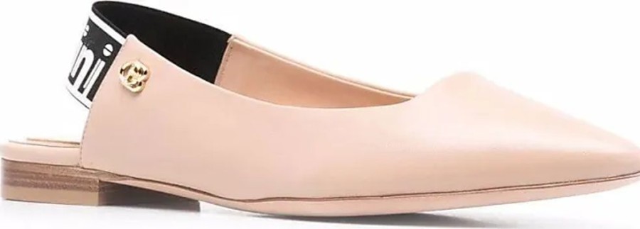 Frauen Baldinini Ballerinas | Spitze Slingback-Ballerinas - Nude