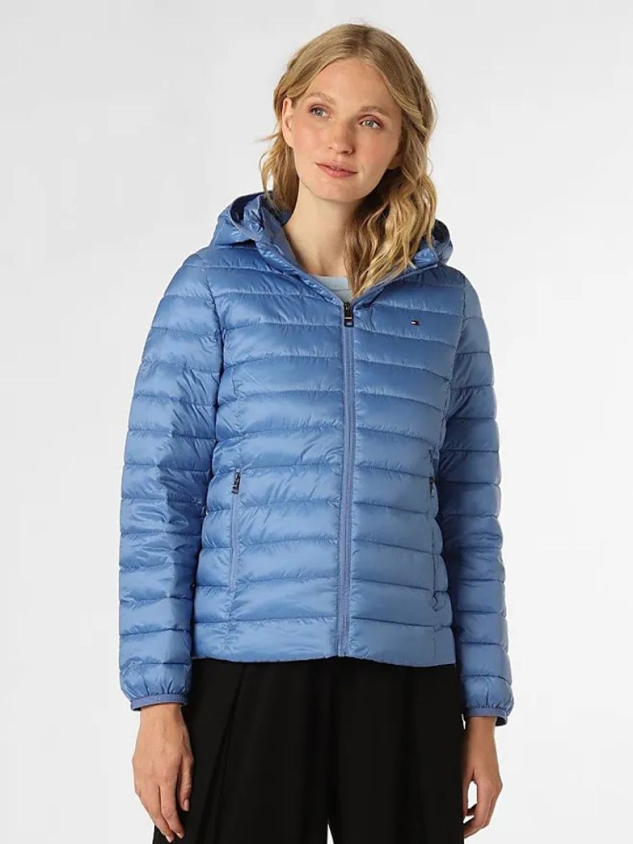 Frauen Tommy Hilfiger Jacken | Steppjacke Damen, Blau