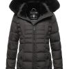 Frauen Navahoo Jacken | Winterjacke Navahoo Lissandra Gr. Xl (42), Schwarz Damen Jacken Winterjacken Mit Hochwertigem Steppdesign Bestseller