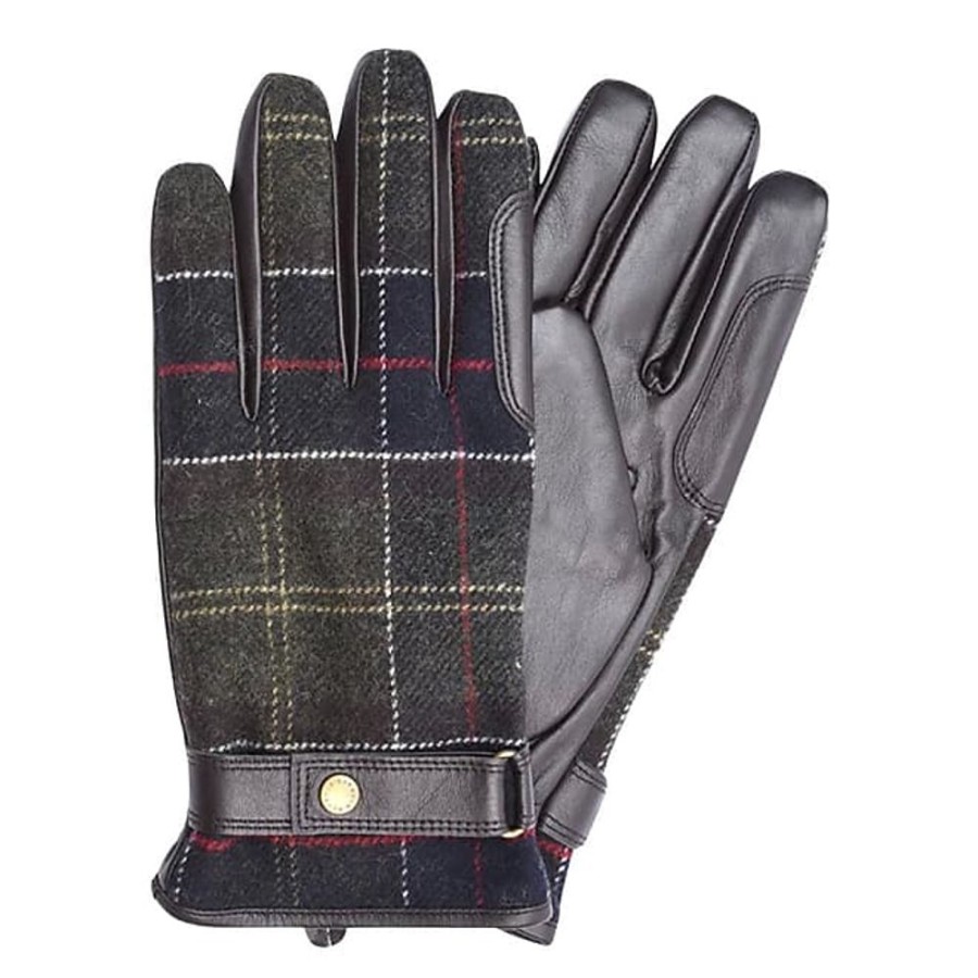 Frauen Barbour Handschuhe | Herren Tartan Wollhandschuhe Barbour