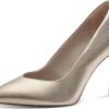 Frauen Tamaris Pumps | Damen Pumps, Light Gold Glam, 40 Eu