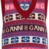 Frauen Ganni Westen | Patterned Vest, Womens, Multicolour