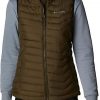 Frauen Columbia Westen | Powder Lite Vest Kunstfaserweste Fur Damen | Braun