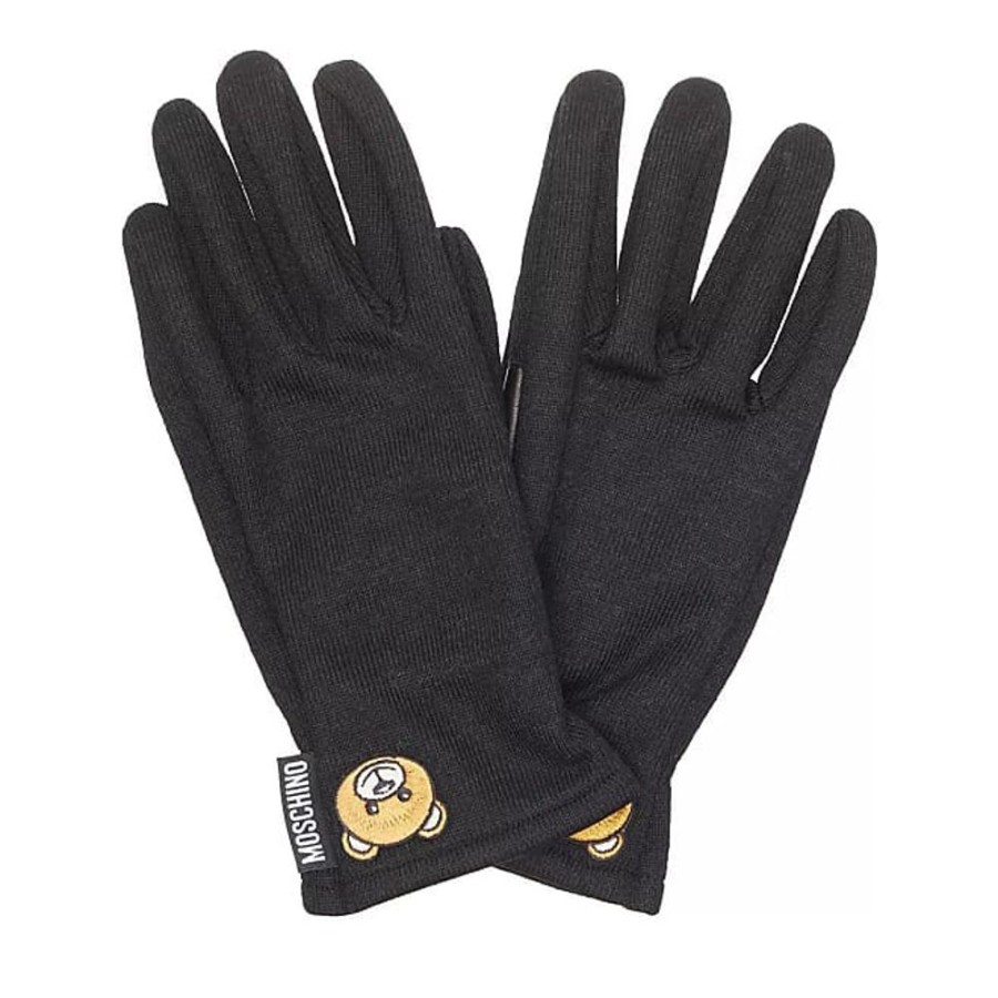 Frauen Moschino Handschuhe | Glove M2812 Handschuhe Schwarz