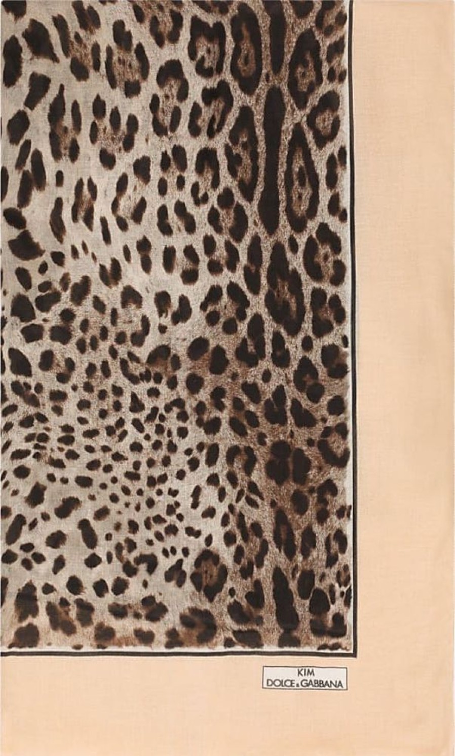 Frauen Dolce & Gabbana Schals | Schal 135 X 200 Aus Modal Und Kaschmir Mit Leopardenmuster-Aufdruck - Frau Schals Und Tucher Animal-Print Onesize