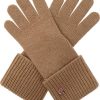 Frauen Dsquared2 Handschuhe | Gloves With Logo, Womens, Beige