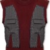 Frauen Maison Margiela Westen | Wool Vest, Mens, Burgundy