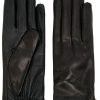 Frauen Emporio Armani Handschuhe | Handschuhe Mit Logo-Patch - Schwarz