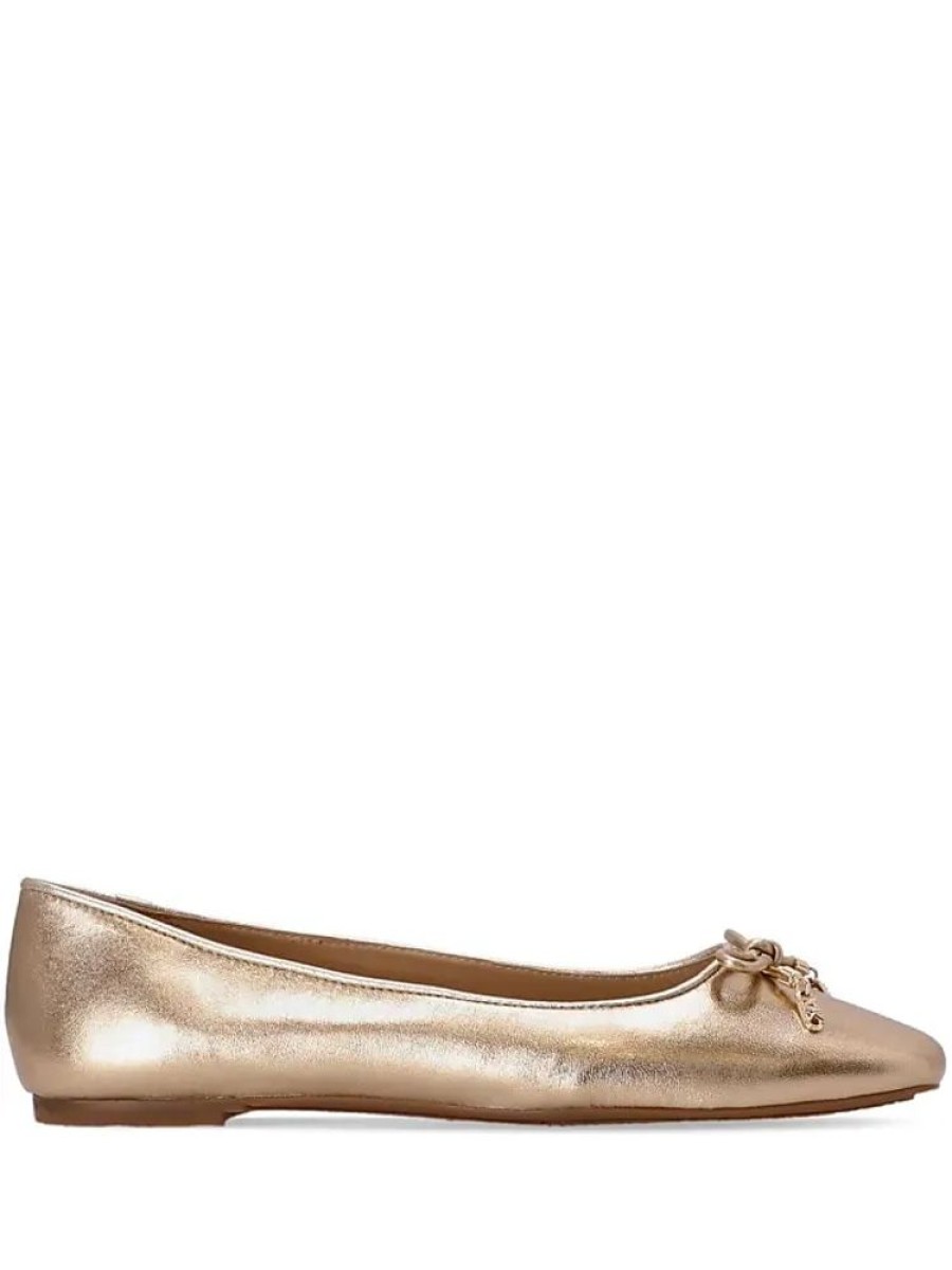 Frauen Michael Michael Kors Ballerinas | Ballerinas Im Metallic-Look - Rosa