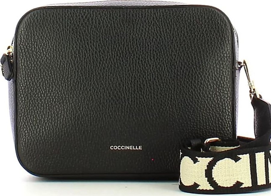 Frauen Coccinelle Taschen | Tebe - Umhangetasche 21 Cm Black