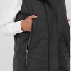 Frauen Alife And Kickin Westen | Steppweste Alife & Kickin Juneak Longvest Damen Steppweste Gr. Xxl, Schwarz (Moonless) Damen Westen Steppwesten