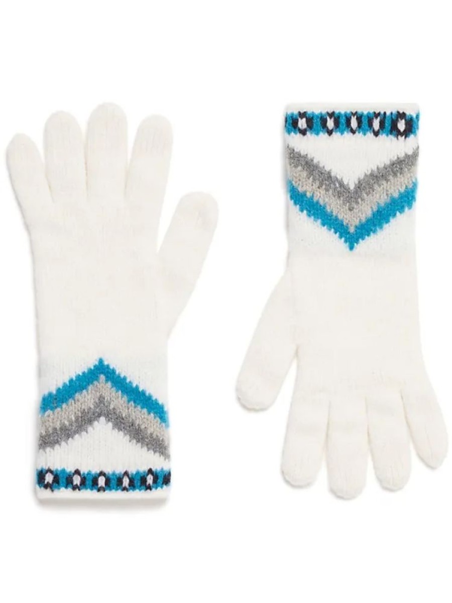 Frauen Alanui Handschuhe | Antarctic Circle Handschuhe - Weis