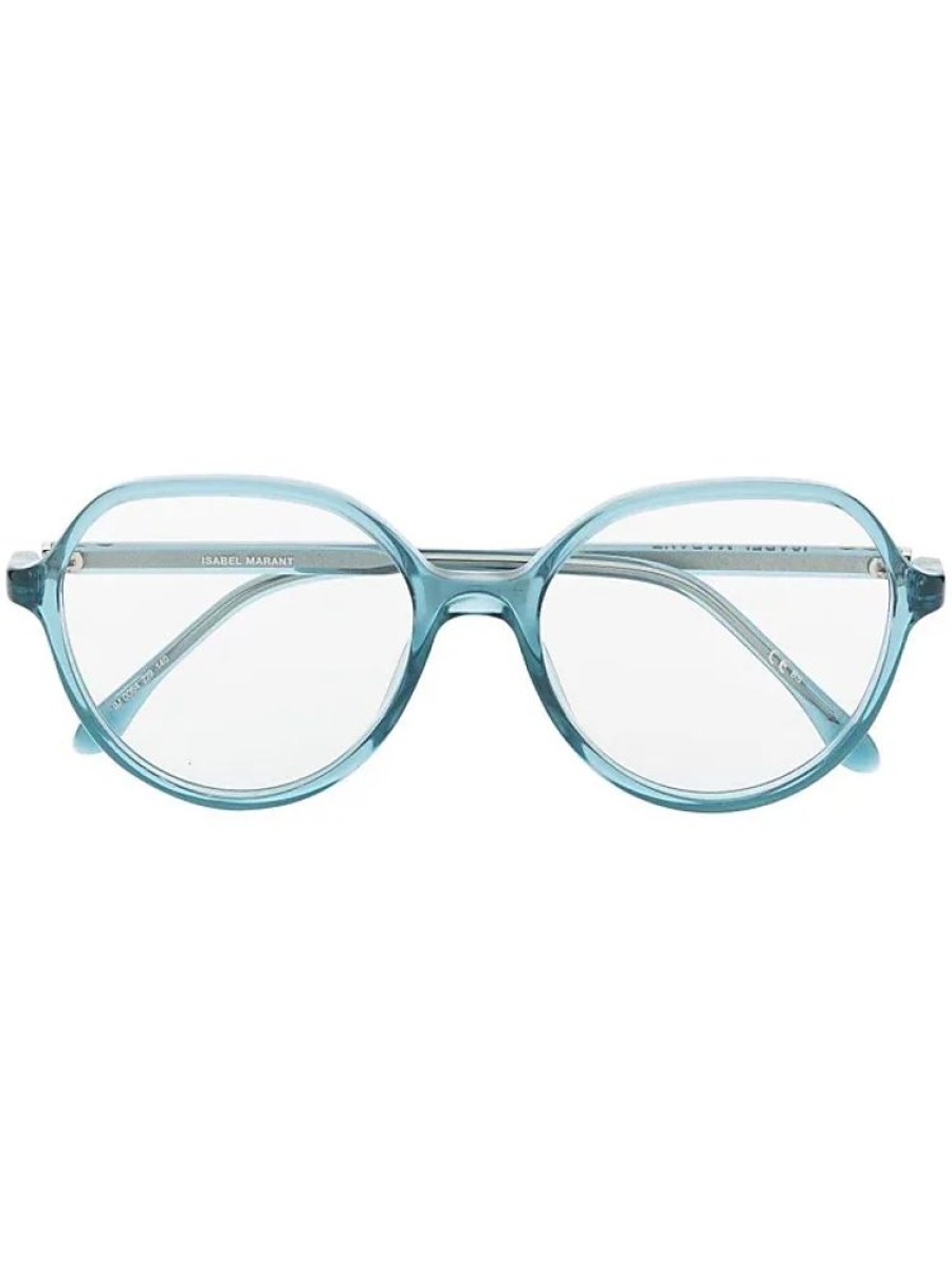 Frauen Isabel Marant Brillen | Brille Mit Rundem Gestell - Blau