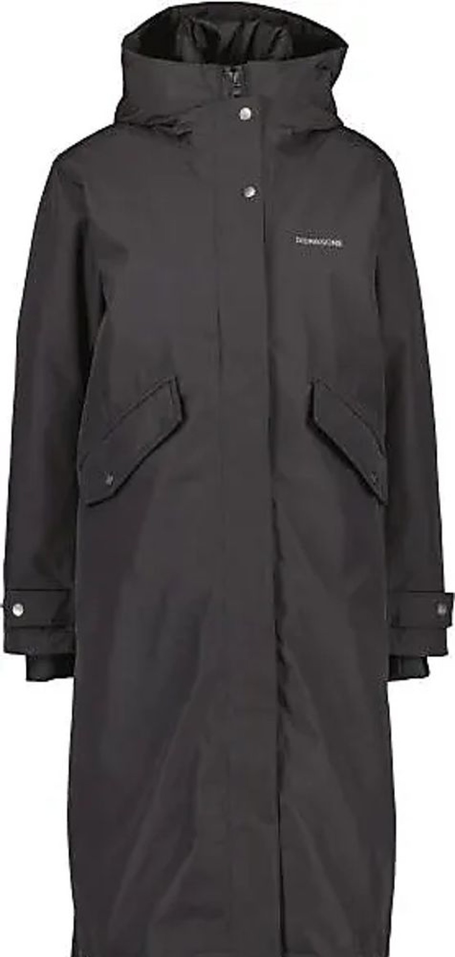 Frauen Didriksons 1913 Mantel | Mia Parka L Mantel Fur Damen | Schwarz