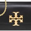 Frauen Tory Burch Taschen | Eleanor Leather Clutch, Womens, Black