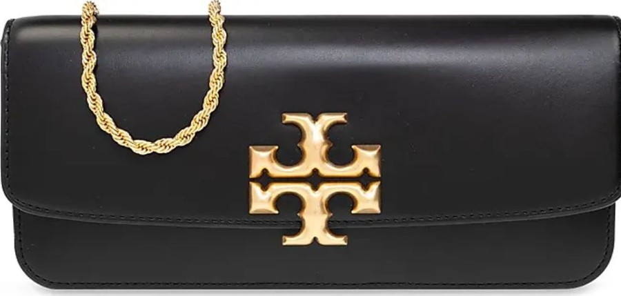 Frauen Tory Burch Taschen | Eleanor Leather Clutch, Womens, Black