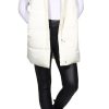 Frauen Only Westen | Damen 3/4-Lange Steppweste Onlasta Puffer Waistcoat Mit Kapuze 15300256 Cloud Dancer Xs