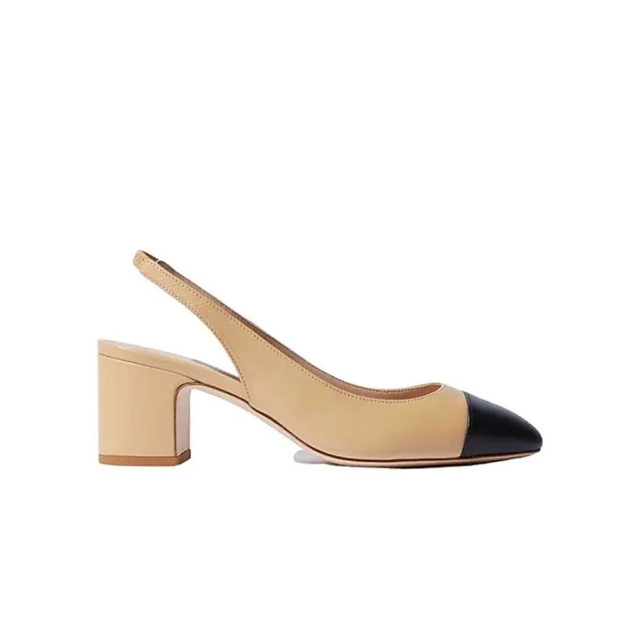 Frauen Scarosso Pumps | Miranda Nude Slingback Pumps Scarosso