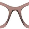 Frauen Prada Brillen | Brille Mit Transparentem Gestell - Braun