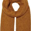 Frauen Only Schals | Strickschal Only Onllima Knit Long Scarf Acc Noos Gr. 1, Orange (Cathay Spice) Damen Modetucher Schals