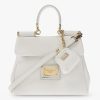 Frauen Dolce & Gabbana Taschen | Sicily Small Shoulder Bag, Womens, White