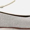 Frauen MARIA LUCA Ballerinas | Augusta Strass Ballet Flat Shoes | Silver 37,5