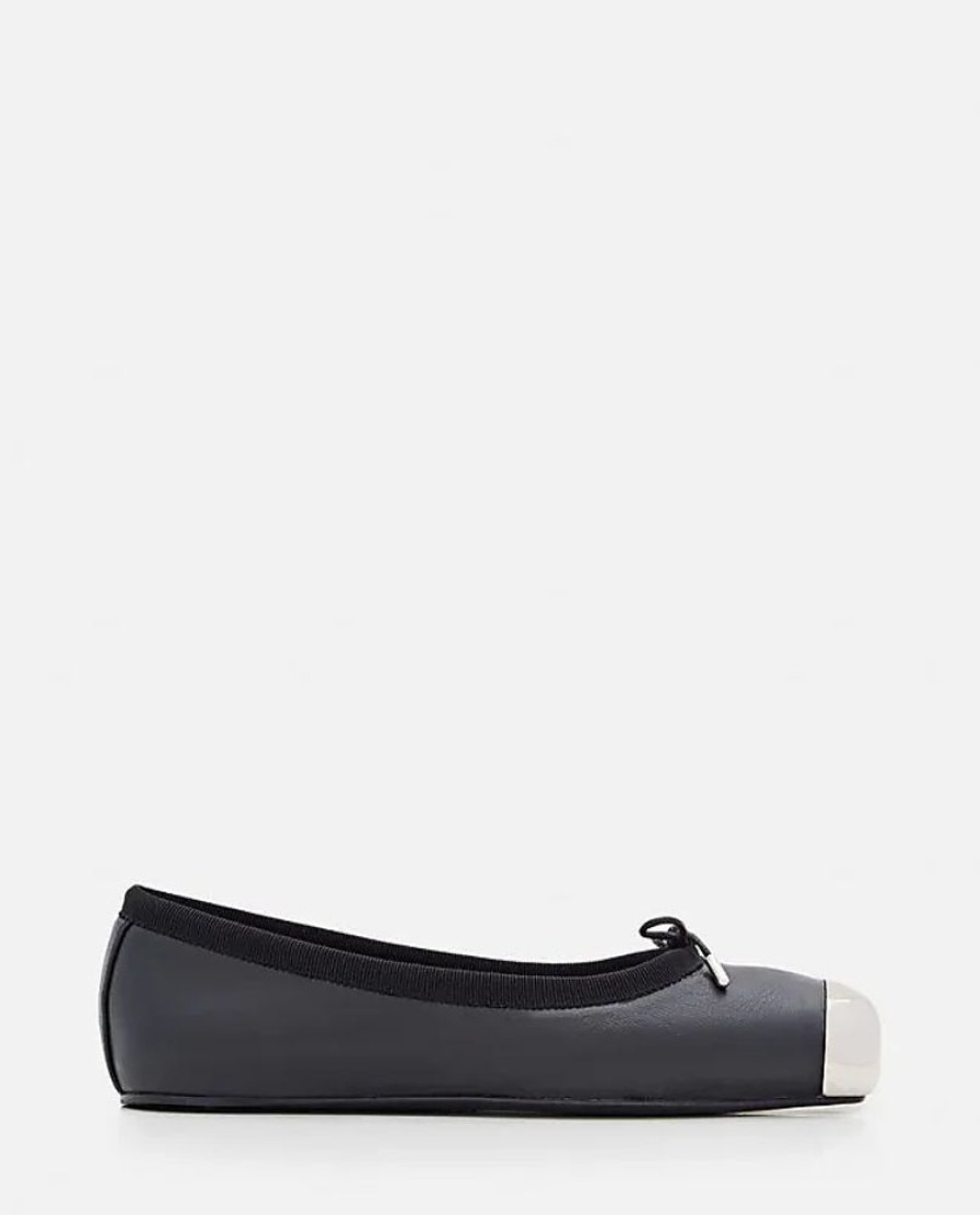 Frauen Alexander McQueen Ballerinas | Leather Ballet Flats | Black 36,5