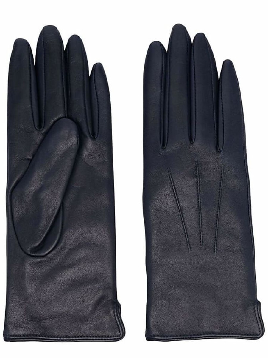 Frauen Aspinal of London Handschuhe | Handschuhe Aus Leder - Blau