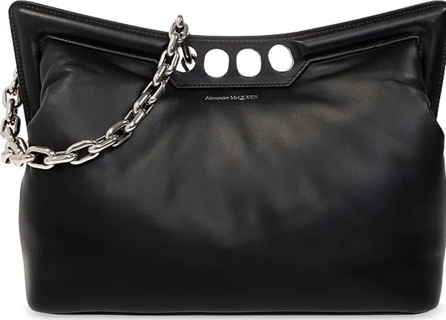 Frauen Alexander McQueen Taschen | The Peak Shoulder Bag, Womens, Black