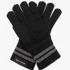 Frauen Canada Goose Handschuhe | Gloves With Reflective Stripes, Womens, Black