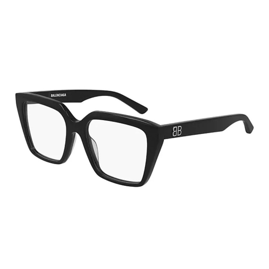 Frauen Balenciaga Brillen | Schwarze Transparente Bb0130O Brille Balenciaga