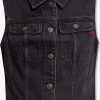 Frauen Diesel Westen | De-Slimmy-Sm Denim Vest, Womens, Black