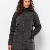 Frauen Jack Wolfskin Mantel | Funktionsmantel Jack Wolfskin Eisbach Coat W Gr. L (42/44), Grau (Grafit) Damen Mantel Funktionsmantel