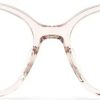 Frauen Kaleos Brillen | Bader 005 Brille Mit Eckigem Gestell - Rosa