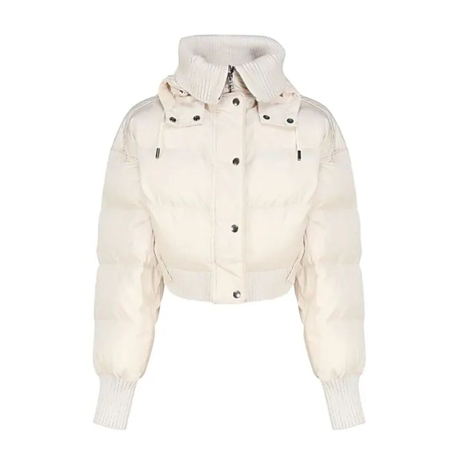 Frauen Jacquemus Jacken | Weise Gerippte Pufferjacke Jacquemus