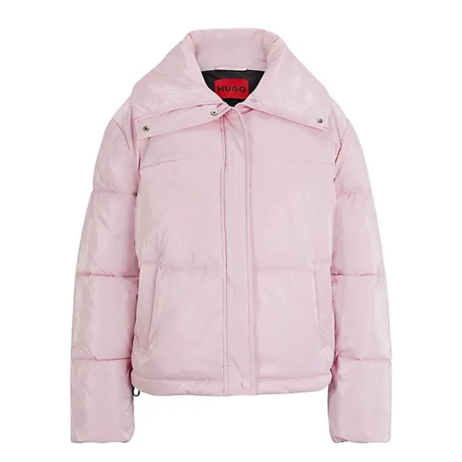 Frauen HUGO BOSS Jacken | Damen Fary-1 Outerwear Jacket, Light/Pastel Pink689, M Eu