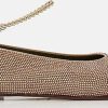 Frauen MARIA LUCA Ballerinas | Augusta Strass Ballet Flat Shoes | Gold 37,5