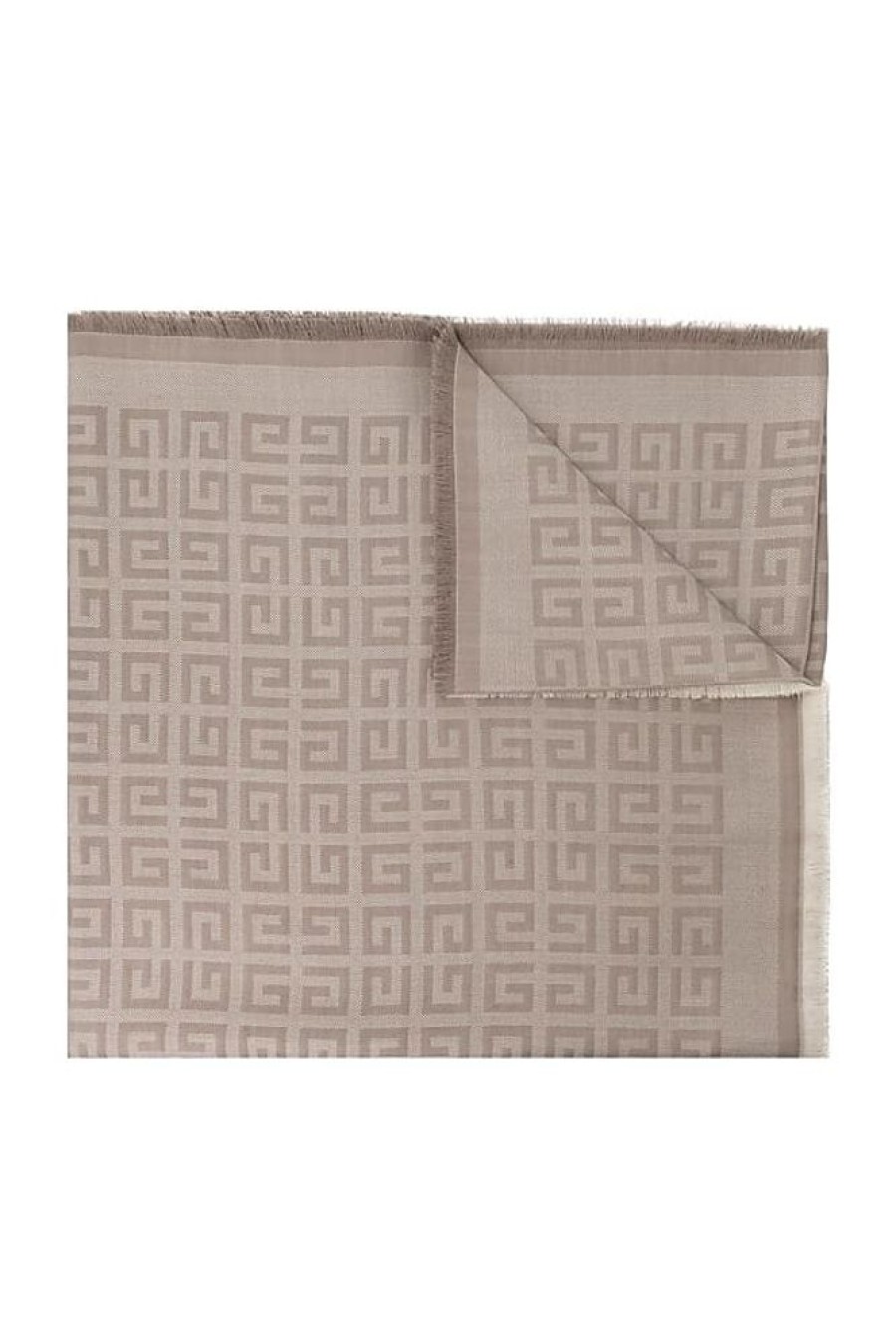 Frauen Givenchy Schals | Scarf With Monogram, Womens, Beige