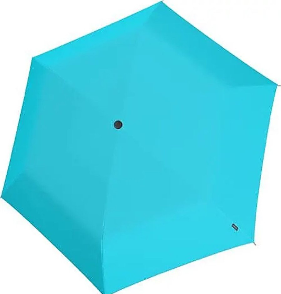 Frauen Knirps Regenschirme | Taschenregenschirm Knirps Us.050 Ultra Light Aqua Blau (Aqua) Regenschirme Taschenschirme