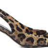 Frauen Dolce & Gabbana Pumps | Leopard Print Lollo Slingback Pumps Dolce & Gabbana