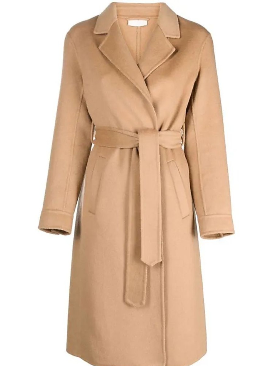 Frauen Liu Jo Mantel | Belted-Waist Midi Coat