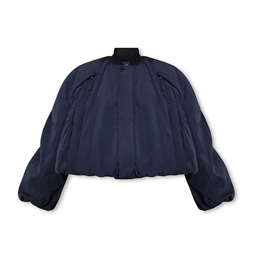 Frauen Jacquemus Jacken | Bahia Verkurzte Bomberjacke Jacquemus