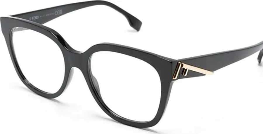 Frauen Fendi Brillen | Klassische Cat-Eye-Brille - Schwarz