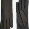 Frauen Hogan Handschuhe | Handschuhe Touch Aus Leder, Schwarz, L - Strumpfe